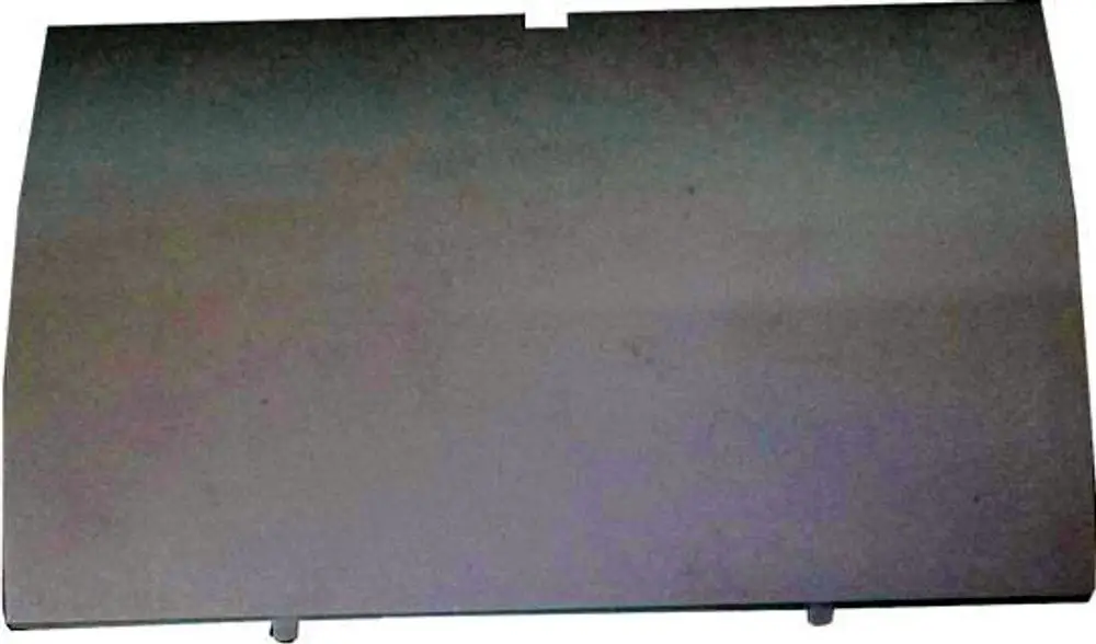 Wandpaneel aus mattem Material, hergestellt von Wolf, mit zwei Füßen. Ideal zur Abdeckung und Erweiterung von Wandinstallationen in technischen Anwendungen.